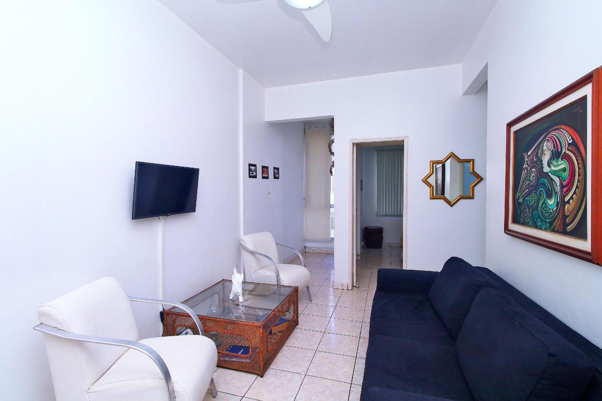 Apartamento Confortavel 2 Quartos No Leme 3 Pessoas