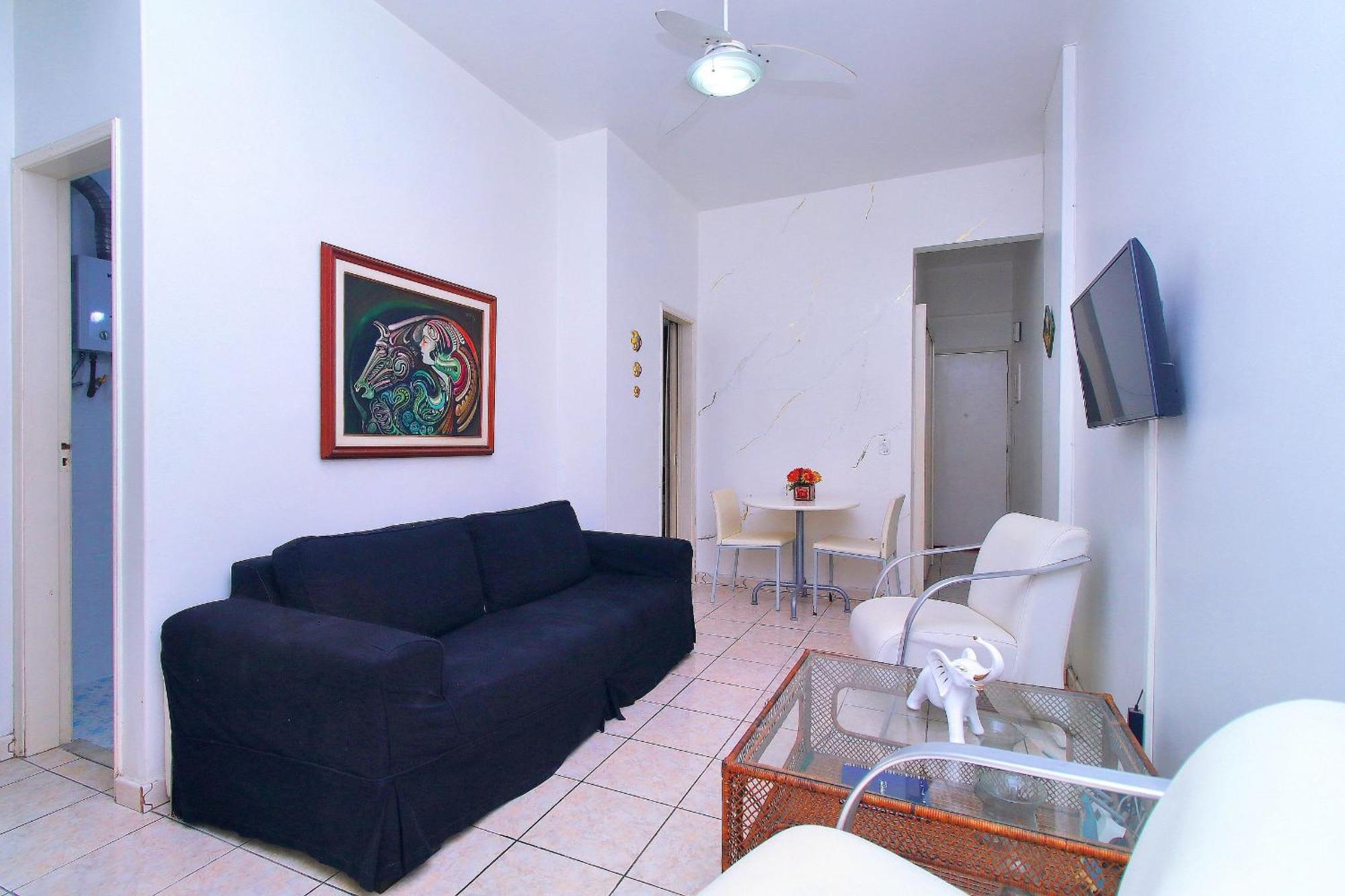 Confortavel 2 Quartos No Leme 3 Pessoas Apartamento
