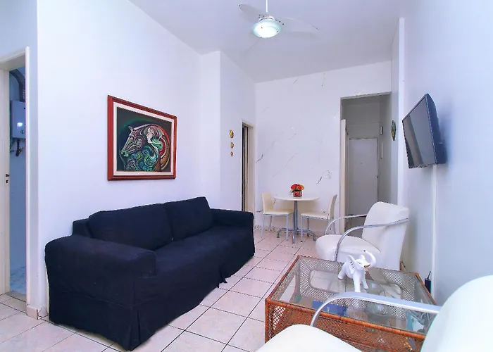 Confortavel 2 Quartos No Leme Para 3 Pessoas